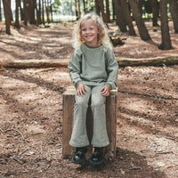 Your Wishes | Glitter Flared Legging | Meisjes | 116