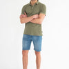 Donders Broek Jeans Short 76759 730 Sky Way Blue Mannen Maat - W38