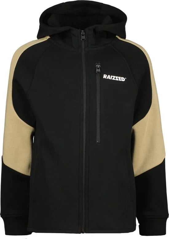 Raizzed Vest Ontario Jongens Vest - Deep Black - Maat 152