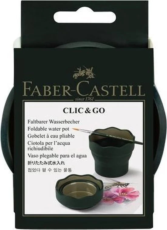 Faber-Castell watercup - Clic & Go - donkergroen - FC-181520
