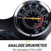 Dunlop Fietspomp met Drukmeter - Fiets Pomp voor Dunlop, Schrader en Frans Ventiel - Staande Pomp Incl. Adaptoren voor Waterspeelgoed en Ballen - Ook