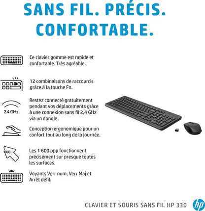 HP 330 draadloze muis en draadloos toetsenbord