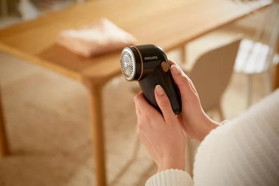 Philips GC026/80 - Pluizenverwijderaar - Kledingontpluizer - Ontpiller met 3 Groottes - Zwart / Koper