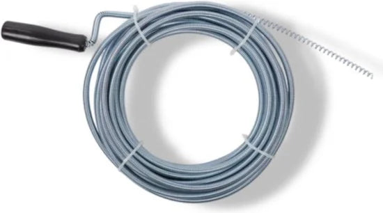 Toolland Ontstoppingsveer, gootsteenontstopper, 9 mm, 10 m