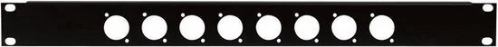 DAP Audio DAP 19 inch Connector paneel 1HE, 8 D-size connectoren Home entertainment - Accessoires