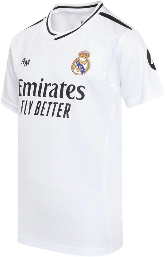 Real Madrid Thuis Tenue 2024/2025 - Kylian Mbappé - Maat 116 t/m 164 - Voetbaltenue Kinderen - Shirt en Broekje - Jongens en Meisjes - 100% Polyester