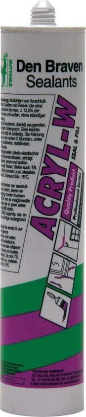 Zwaluw Den Braven 10024201 Acryl-W Acrylaatkit - Bruin - 310ml