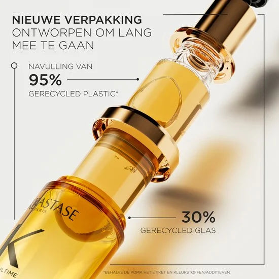 Elixir Ultime L'Huile Originale Navulbaar - Voedende Multifunctionele Haarolie - Hittebeschermende Leave-in Behandeling - Met Camelia & Arg