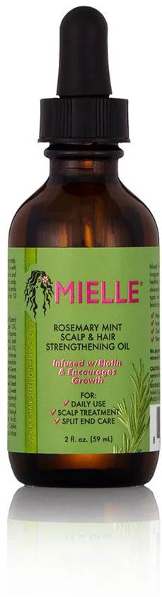 MIELLE ORGANIC Rosemary Mint Scalp & Hair Strengthening Oil 59 ml