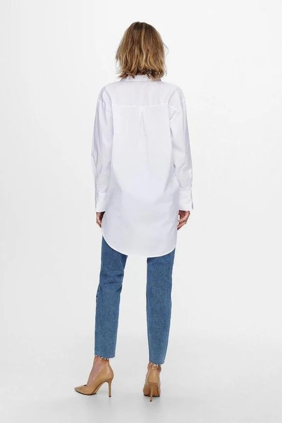 JDY JDYMIO L/S LONG SHIRT WVN NOOS Dames Overhemd - Maat 42