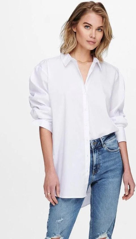 JDY JDYMIO L/S LONG SHIRT WVN NOOS Dames Overhemd - Maat 42