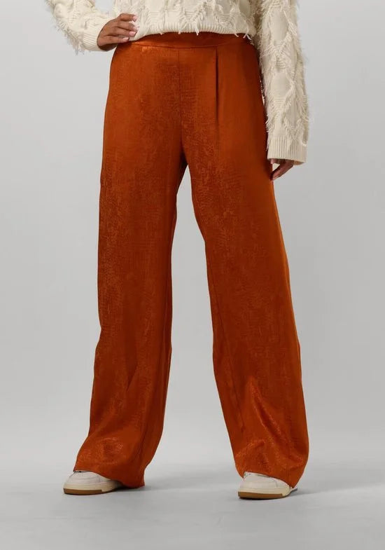 Amaya Amsterdam Vivian Pants Broeken Dames - Oranje - Maat M