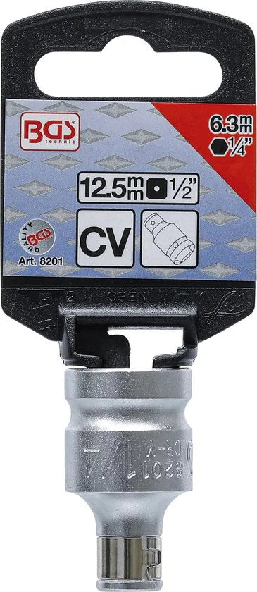 BGS Bitadapter met blokkeerkogel 1/2