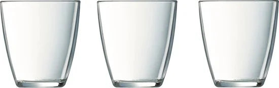 Luminarc water drinkglazen - 6x stuks - transparant - glas - 250 ml - glazen