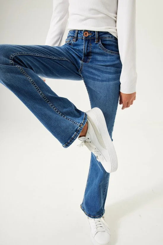 GARCIA Rianna Meisjes Flared Fit Jeans Blauw