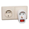 Allteq - Stopcontact schakelaar - Wit - Randaarde