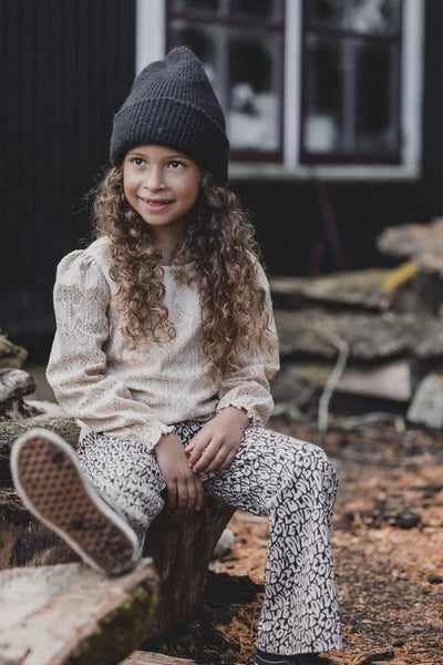 LOOXS Little 2432-7104-038 Meisjes Blouse - Maat 134 - ecru van 98% Polyester 2% Spandex