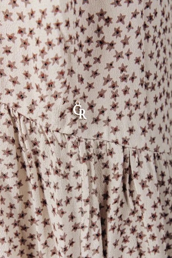 Colourful Rebel Rive Star Rok Beige Dames - Viscose - L