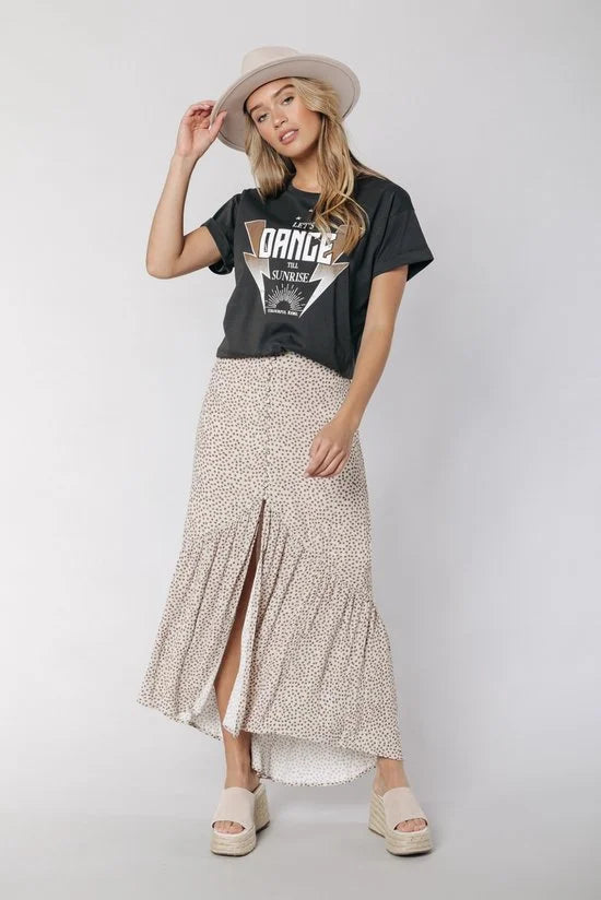 Colourful Rebel Rive Star Rok Beige Dames - Viscose - L