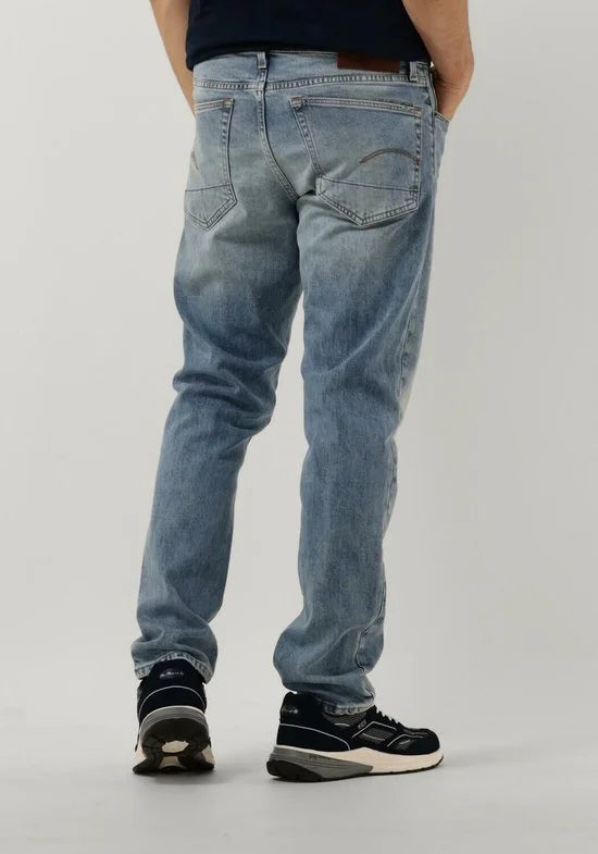 G-Star Raw 3301 Regular Tapered Jeans Heren - Broek - Lichtblauw - Maat 30/30