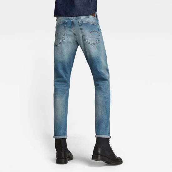 G-Star Raw 3301 Regular Tapered Jeans Heren - Broek - Lichtblauw - Maat 30/30