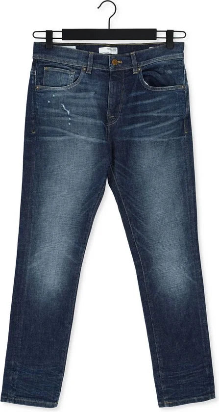 Selected Homme Slim-leon 4074 D.b. Superst Jeans - Donkerblauw