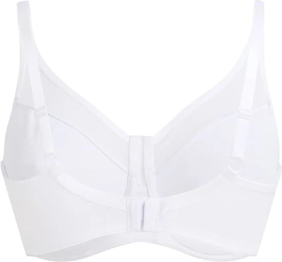 Hunkemöller Dames Lingerie Niet-voorgevormde minimizer beugel bh Nina - Wit - maat F90