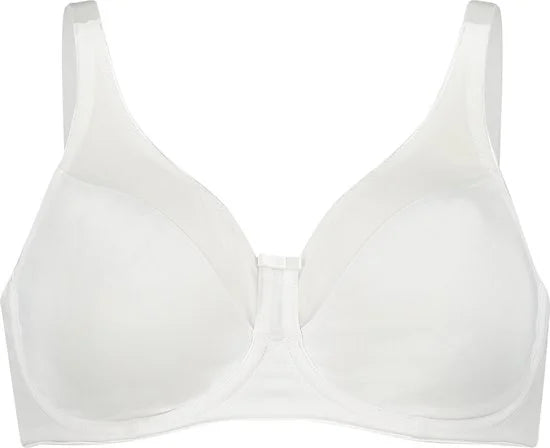 Hunkemöller Dames Lingerie Niet-voorgevormde minimizer beugel bh Nina - Wit - maat F90