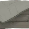 Bedrukt Dekbed Hoesloos Wasbaar Zonder Overtrek Lits Jumeaux - Taupe & Linnen 240x220cm - Taupe bruin - Creme beige