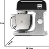Kenwood kMix KMX750BK - Keukenmachine - Zwart - 1000 Watt - Stijlvol design