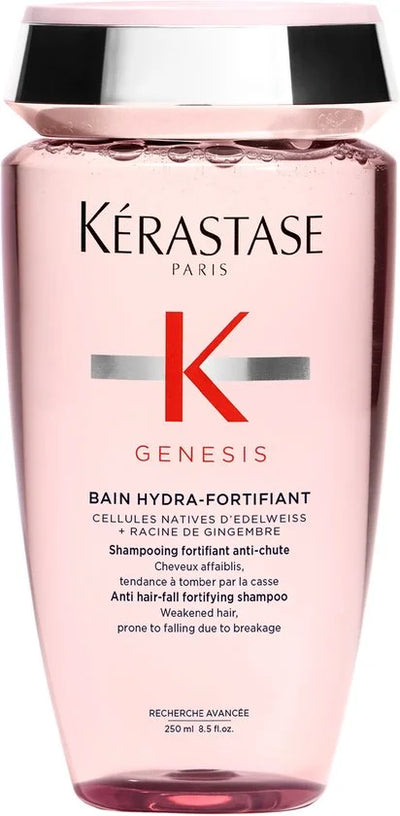 Kérastase Genesis Bain Hydra-Fortifiant - Versterkende en Hydraterende Anti-Haaruitval Shampoo voor Fijn, Verzwakt Haar - 250 ml