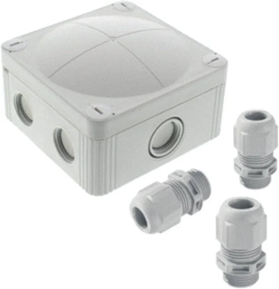 Wiska 10105969 - kabeldoos 407/3 grijs inclusief 3 wartels M20 5 stuks