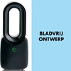 Lifetime Air Bladeloze Ventilator - Stille Ventilator Met Drie Snelheden - Draadloze Bureau Ventilator - Tafel Ventilator met LED Mood Light - USB-C