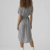 VERO MODA - VMBUMPY SS CALF SHIRT DRESS WVN GA NOOS - Dames - Maxi jurken