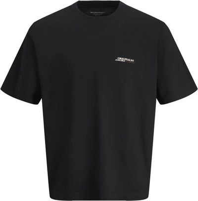 JACK&JONES JUNIOR JORISLINGTON TYPE TEE SS CREW N. SN JNR Jongens T-shirt - Black