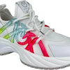Pinko Ariel 1.0 Sneaker Lage sneakers - Leren Sneaker - Dames - Wit - Maat 39
