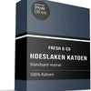 Standaard hoeslaken - Maat: 160 x 200 cm - Katoen - Blauw - Fresh & Co