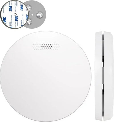 Easeware ES-1 Ultra Dunne Rookmelder met 10 jaar batterij - Inclusief Schroefoze Montage - Brandmelder - Rookdetector - Voldoet aan Norm