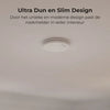 Easeware ES-1 Ultra Dunne Rookmelder met 10 jaar batterij - Inclusief Schroefoze Montage - Brandmelder - Rookdetector - Voldoet aan Norm