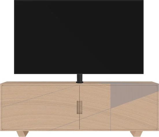 Cavus Furniture Mount Black - Montageplaat voor Cavus 60 MM Kolom – Zwart staal