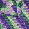 A-dam Stripe Purple - T-Shirt - Organisch Katoen - Korte Mouwen - Regular Fit - T-shirts - Heren - Mannen - Paars