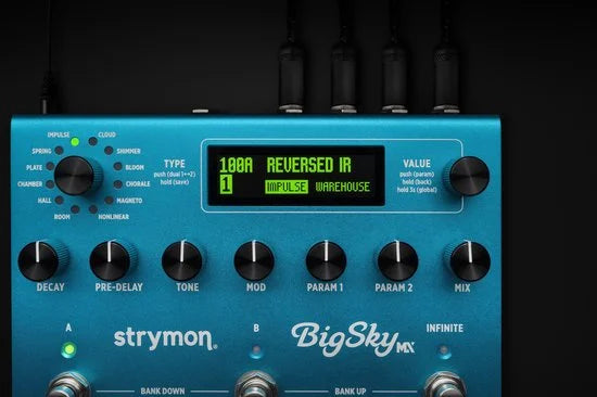 Strymon Big Sky MX - Dual engine multi reverb - Blauw