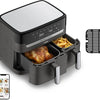 Tefal Easy Fry Dual XXL & Grill EY905B - Dubbele Airfryer - 8.3L - Dubbele Mand - Grillfunctie - XXL Capaciteit