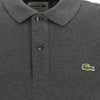 Lacoste Slim Fit polo - donkergrijs melange