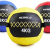 Rebblo Wall Ball - 8 Kg Gewichtsbal - Crossfit Medicijnbal - Fitness Gewicht - Kunstleer - ⌀ 32 cm