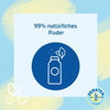 Natuurlijk babypoeder met aloë vera en vitaminen - 1 x 100 g - Beschermt de gevoelige huid - Vochtopnemend en houdt de huid droog - 99