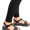 Ara - 1233515 - Sandalen met hakDames Sandalen - Kleur: Zwart - Maat: 39