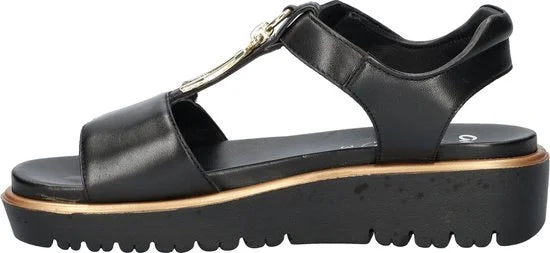 Ara - 1233515 - Sandalen met hakDames Sandalen - Kleur: Zwart - Maat: 39