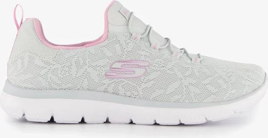 Skechers Summits Good Taste dames sneakers grijs - Maat 41 - Extra comfort - Memory Foam