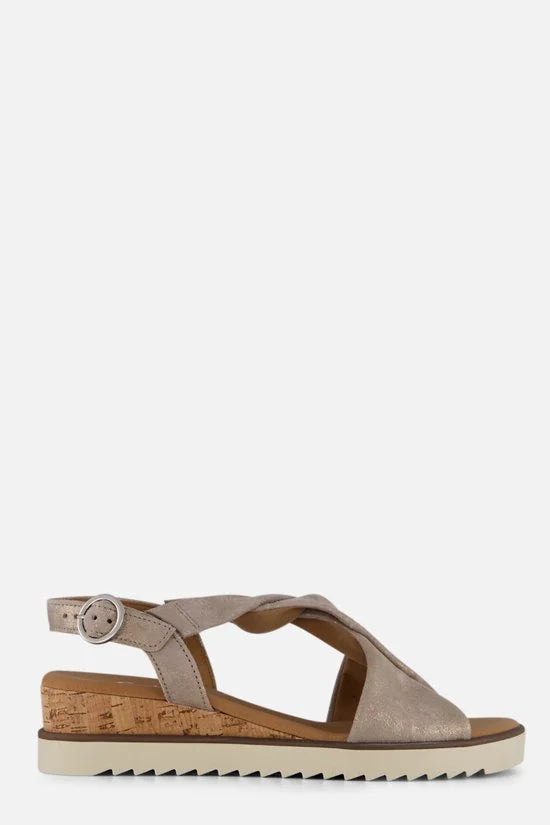 Gabor Sandalen beige Leer - Dames - Maat 41.5